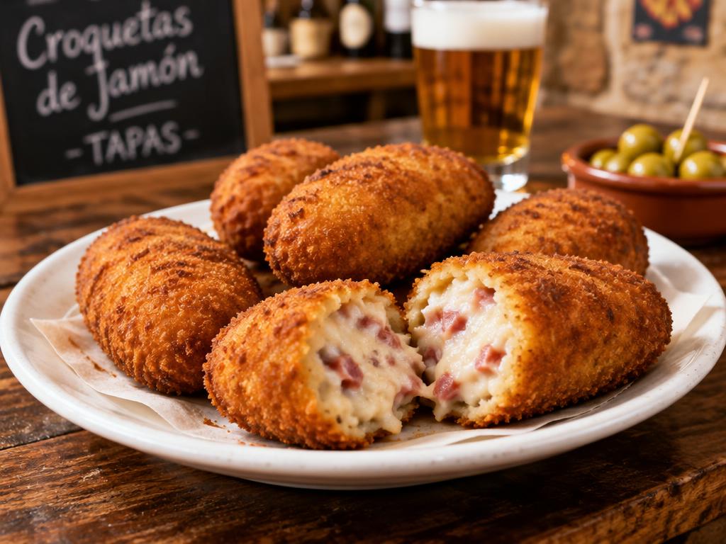 Croquetas de Jamón — $8