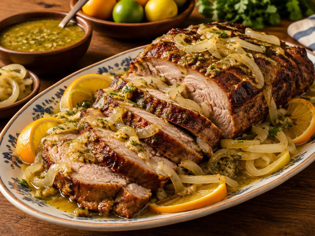 Cuba · Roasted Pork with Mojo — $25